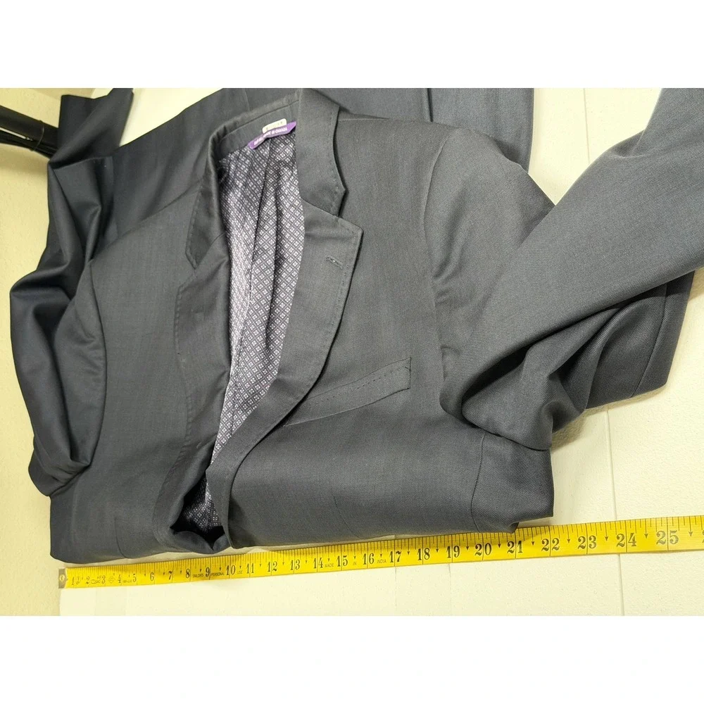 Ted Baker Suit Jacket Mens 42R Navy Wool Endurance Jones CT Blazer Business Work